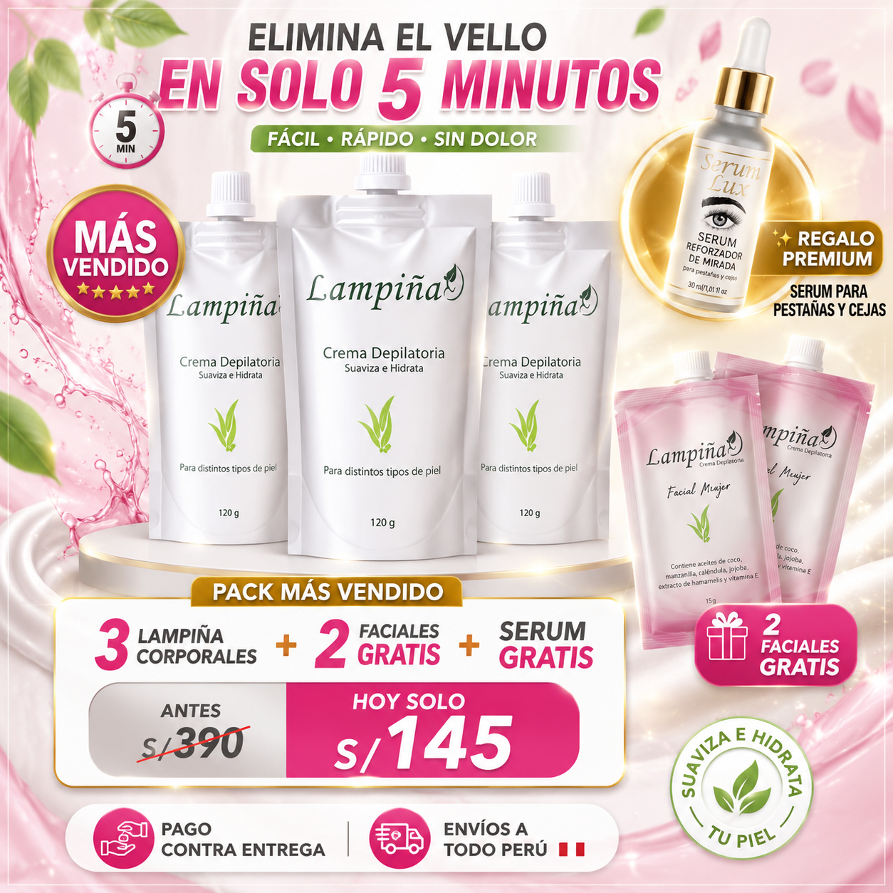 Lampiña®️ - Crema Depilatoria