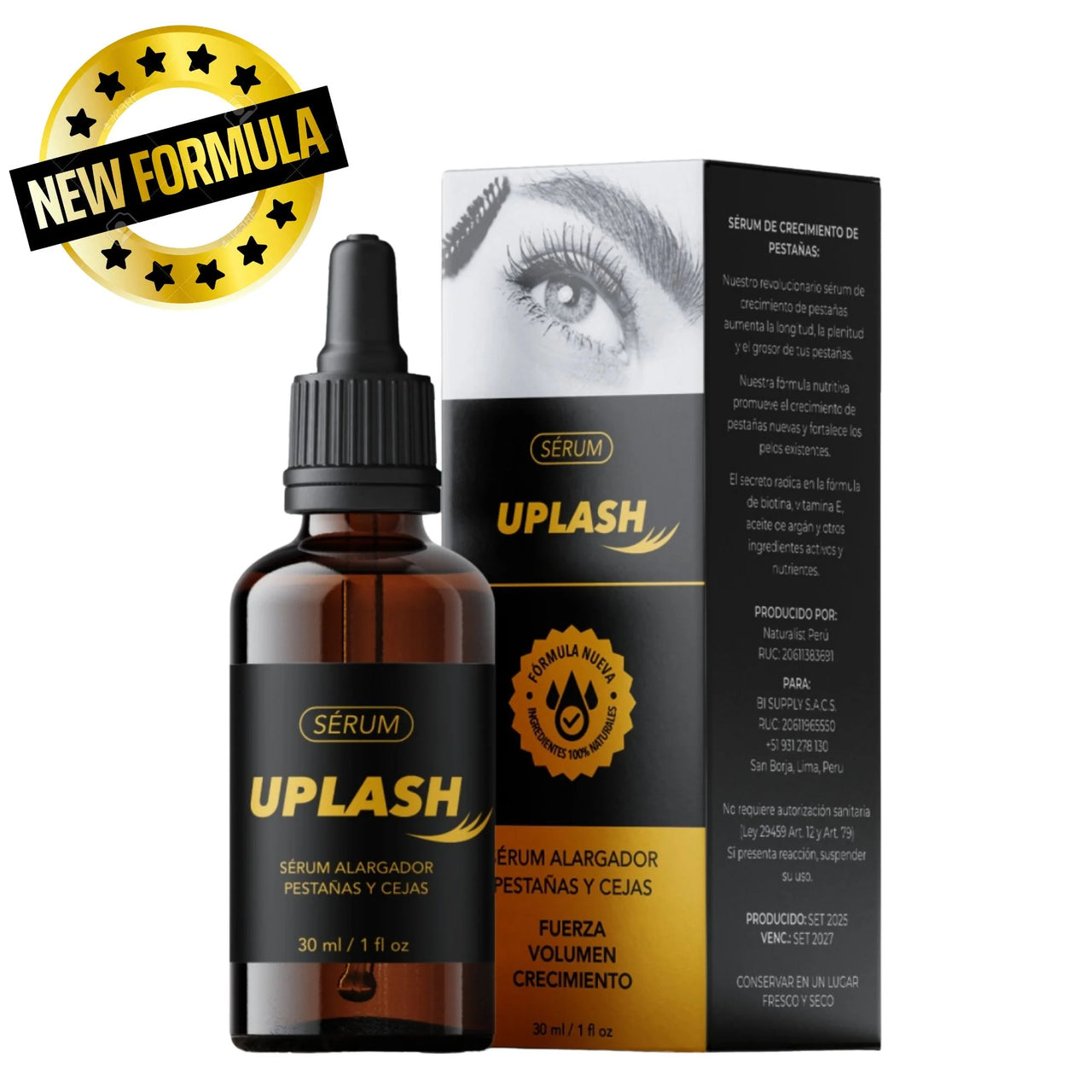SERUM UPLASH® - Alargador de pestañas y cejas