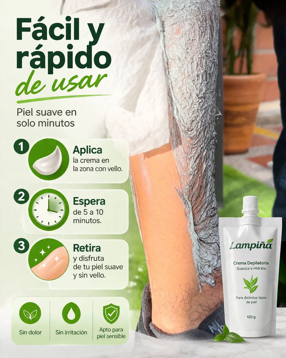 Lampiña®️ - Crema Depilatoria